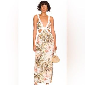 Significant Other Magda Dress in Painted Floral Print